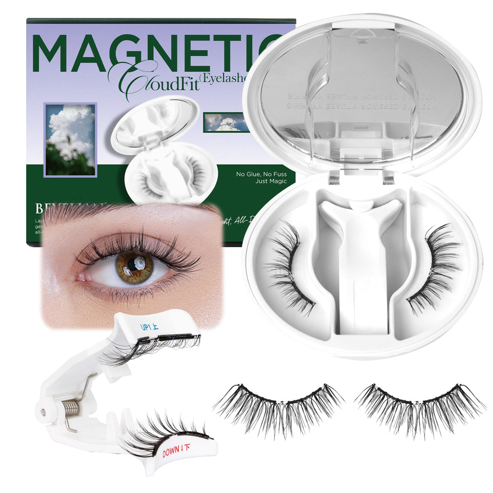 BEYELIAN cils magnetiques avec appliqueur compact, retouche rapide en déplacement.