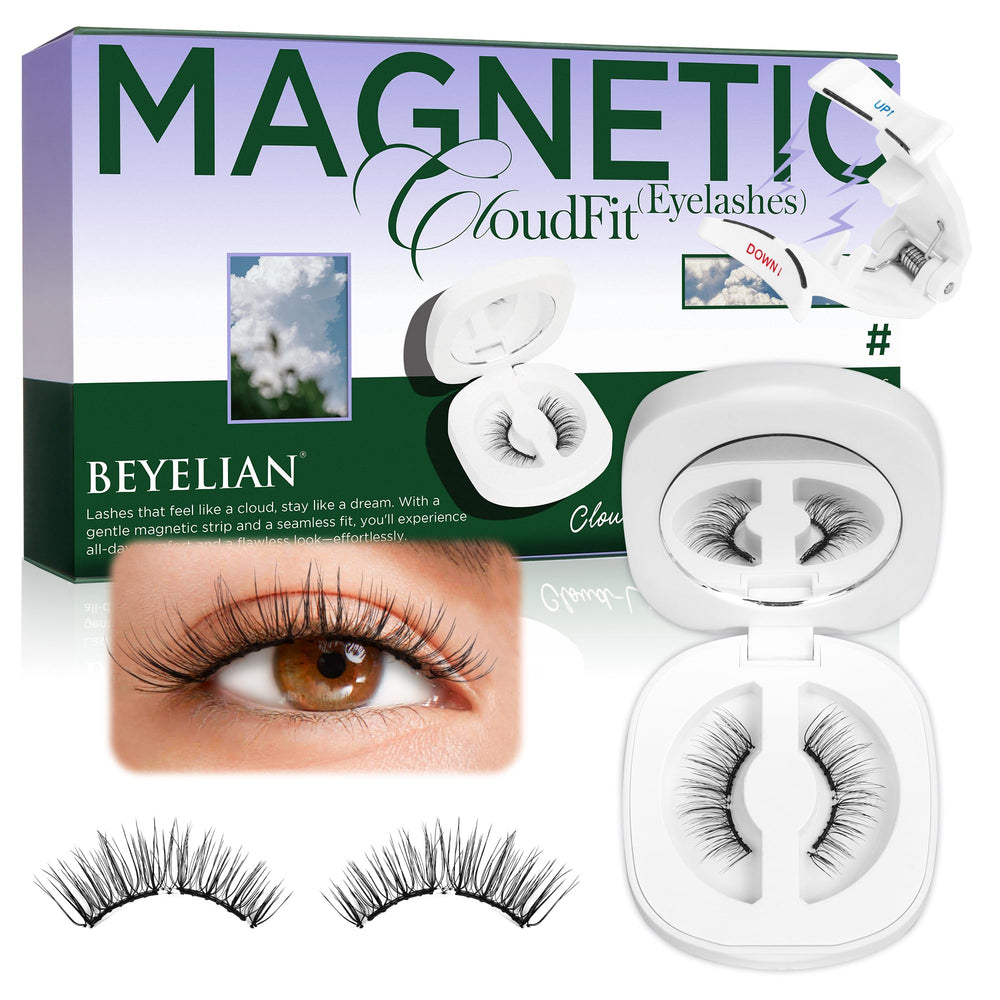 Cils magnétiques BEYELIAN avec applicateur, ensemble élégant et facile à utiliser au quotidien.