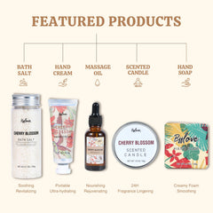 Bougie parfumée BFFLOVE cerisier, ambiance chaleureuse