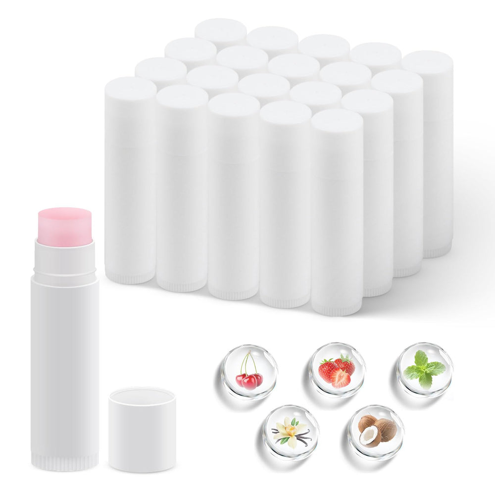 BFZMSLY baume lèvres, tubes neutres prêts à personnaliser, pratique en voyage.