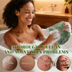 BHYTAKI vert clair, texture légère pour une douche rafraîchissante.