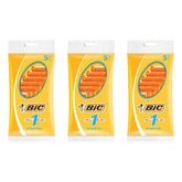 Rasoir BIC N°1 dans une pochette, lames adaptées à la peau sensible.