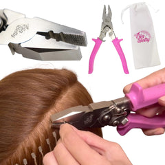 Pince Big Betty remorque-keratine-extensions: précision lors du retrait.