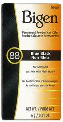 Coloration Poudre Bigen 88 Bleu Noir comprend plateau pour faciliter l'application.