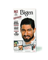 Bigen Ez Color Kit Noir Réel: pack de 3 pour cheveux et barbe.