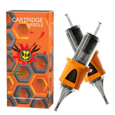 Cartouche BIGWASP Energy 3RL avec rebord pour doigt, précision accrue.