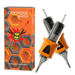 Cartouche BIGWASP Energy 3RL avec rebord pour doigt, précision accrue.