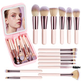 Miroir LED BIKCANP à trois couleurs pour maquillage précis en tout environnement.