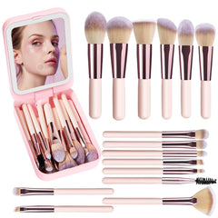 Miroir LED BIKCANP à trois couleurs pour maquillage précis en tout environnement.
