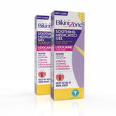 Bikini Zone – gel après-rasage lidocaïne, bouteille 1 oz, pack de 2, apporte un soulagement ciblé.