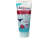 Bikini Zone Gel de rasage anti-poils incarnés, flacon de 118 ml, apaise et prévient les irritations