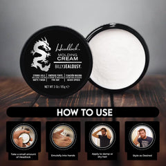 Billy Jealousy Headlock application-humide-sec: pratique sur cheveux mouillés ou secs.