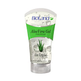 Bioland Aloe Vera Gel bottle front image, suggesting daily hydration for all skin types