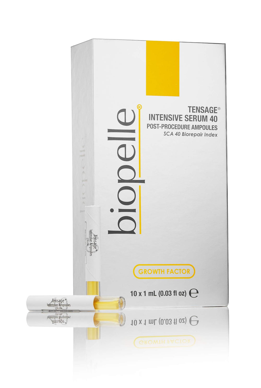 Biopelle Tensage Sérum 40 ampoule post-procedure pour optimiser la récupération.