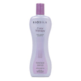 BioSilk Color Therapy Cool Blonde, flacon du shampoing protégeant la couleur et réduisant les reflets jaunes