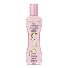 BioSilk Silk Therapy Irresistible – bouteille élégante et soin léger pour cheveux.