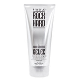 BioSilk Rock Hard Gel, bouteille montrant une tenue ferme et brillance satinée.