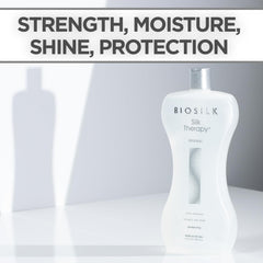 BioSilk Silk Therapy Original – application sur cheveux secs, résultat rapide et brillance naturelle.