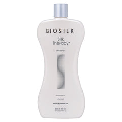 BioSilk Silk Therapy Shampoo bouteille – douceur et brillance pour tous types de cheveux
