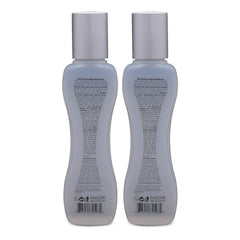 BioSilk – mise en œuvre du soin sur les cheveux, brillance et douceur après application.
