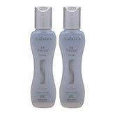 BioSilk – bouteille traitement réparateur à base de soie, texture légère et nourrissante.