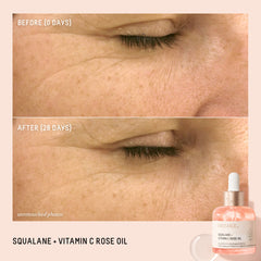 Huile visage BIOSSANCE – texture légère et hydratation profonde sans fini gras.