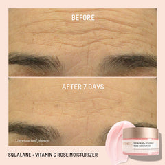 BIOSSANCE Squalane + Vitamin C Rose ingrédients citron fermenté, teint lumineux