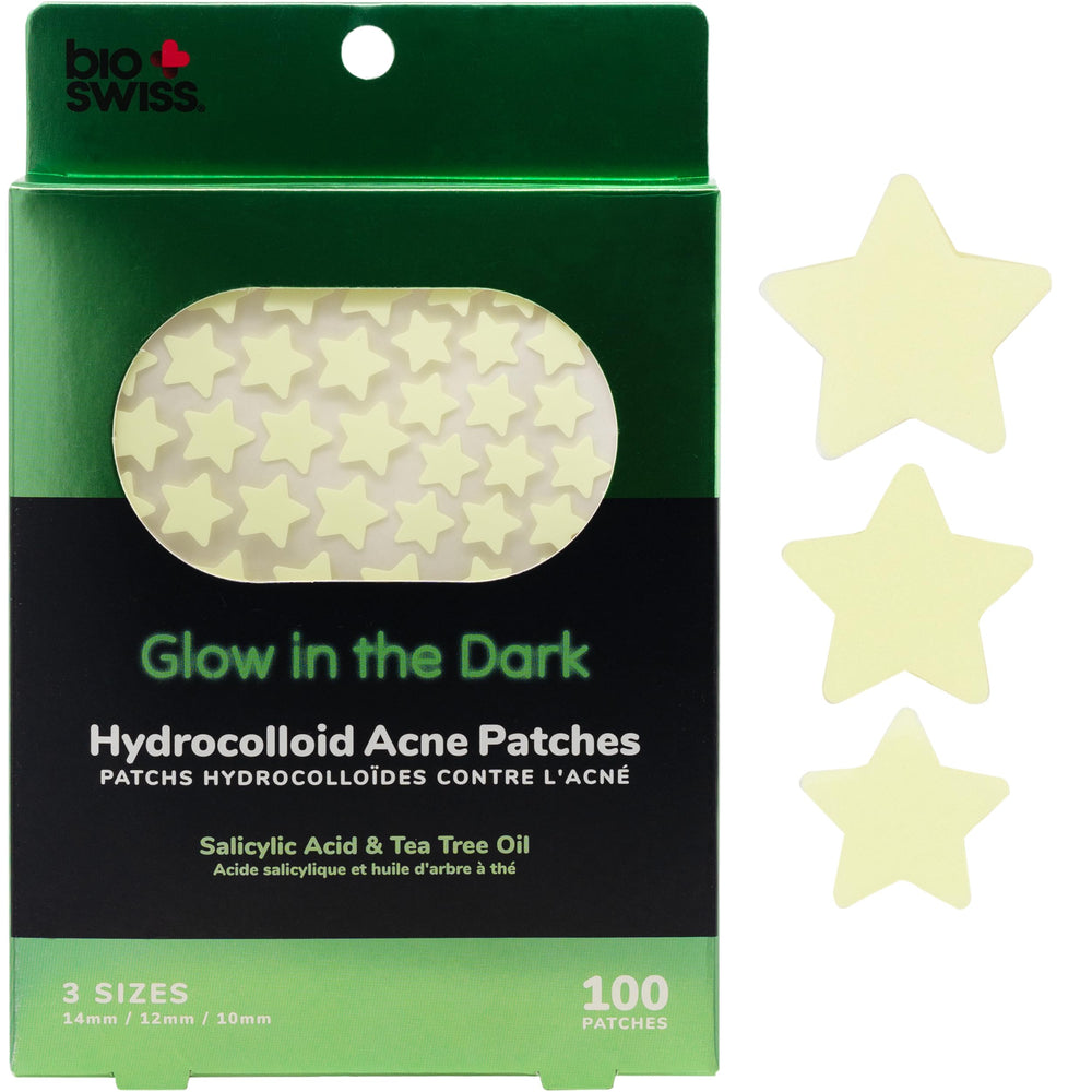 Patch BioSwiss pour acné – emballage clair et pratique pour démarrer