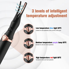 Birunwer curleur cils électrique rechargeable par USB, parfait pour les voyages.