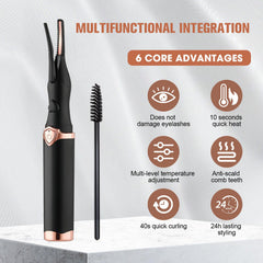 Birunwer curleur cils électrique avec réglage de température pour une courbe longue tenue.