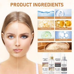 Birunwer Exfoliant Riz Blanc, bouteille 100 ml, ravive l'éclat et uniformise le teint.