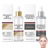 Birunwer Exfoliant Riz Noir, bouteille 100 ml, purifie et affine les pores.