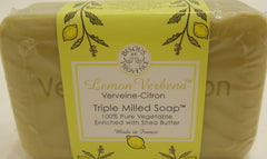 Savon verveine citron Bisous De Provence, texture riche et lavage doux.