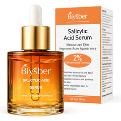 BIYSBER Sérum acide salicylique 2% – flacon, exfolie en douceur et affine les pores.