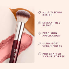 BK BEAUTY 116 pinceau compact rond pour contour — tracés nets et précis