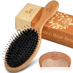 Brosse BLACK EGG pour cheveux mouillés: démêlage en douceur et soin.