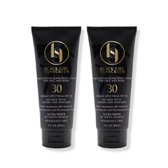 BLACK GIRL SUNSCREEN – protection solaire légère pour le visage et le corps, SPF 30, sans traces blanches.