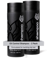 Shampooing Black Wolf contrôle huile avec bouteille double pack