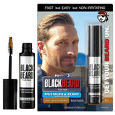 BLACKBEARD FOR MEN montre la teinte barbe instantanée pour une apparence naturelle.