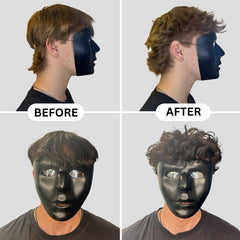 BlackMask emballage-etiquette: emballage compact et pratique.
