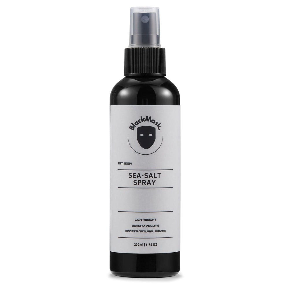BlackMask spray sel de mer - bouteille pour volume naturel et coiffage léger.