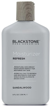 Blackstone Soin Visage Homme Refresh – flacon, hydratation légère et non grasse.