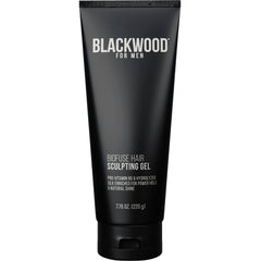 Gel BioFuse Blackwood For Men dans sa bouteille, tenue légère et durable.