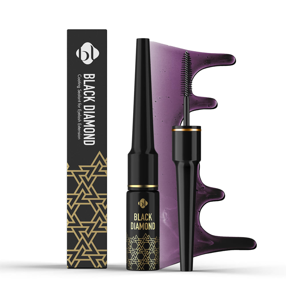 BL Lashes Black Diamond Sealant en bouteille pour une tenue prolongée des extensions