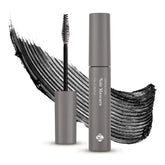 BL BL Lashes Noir Mascara bottle on display showing oil-proof, all-day wear potential.