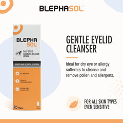 Blephasol Lotion sans parfum, idéal yeux sensibles.