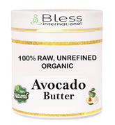 Beurre d'avocat cru Bless International pour le visage, hydratation douce et naturelle