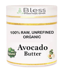 Beurre d'avocat cru Bless International pour le visage, hydratation douce et naturelle