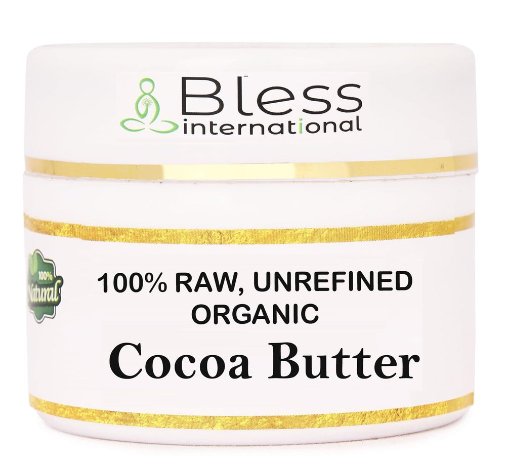 Bless International beurre cacao cru – emballage pratique pour créations maison.