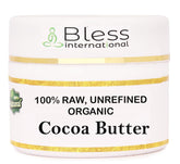 Bless International beurre cacao cru – emballage pratique pour créations maison.